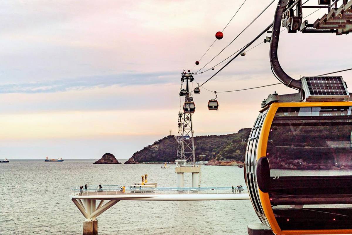 The Ultimate Ocean View: Ride the Thrilling Songdo Marine Cable Car (Busan Air Cruise)